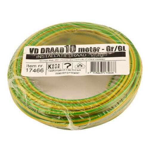 VD-draad 2,5mm² geel/groen 10 meter