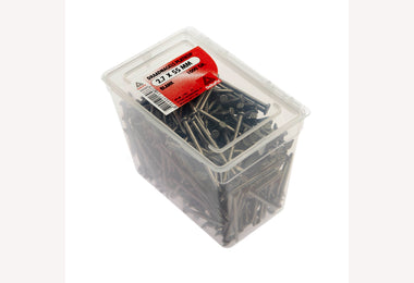 Draadnagels 2.7x55 1000gr platkop blank