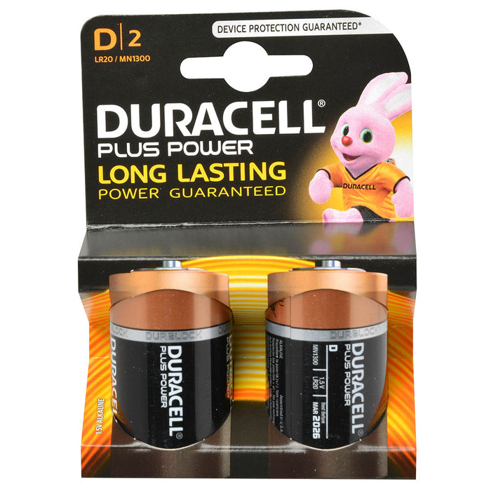 Duracell plus power D 1.5V 2st