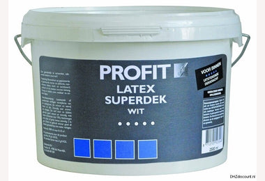 Latex superdekkend wit 2,5 liter profit