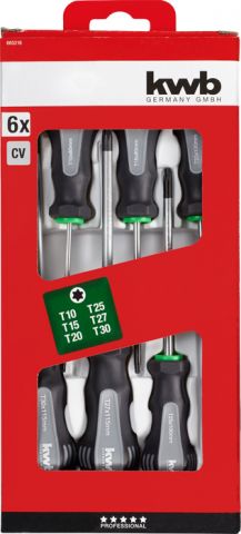 KWB torx schroevendraaier set 6 delig