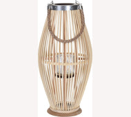 Lantaarn bamboe 24x48cm naturel