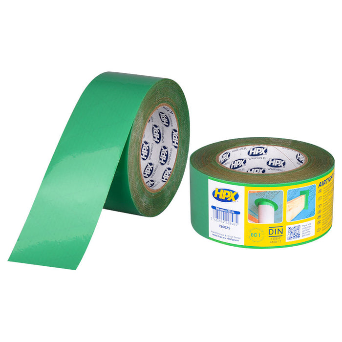 Flexibele pe tape groen 60mm 25mtr