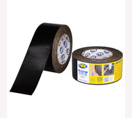 UV-Bestendige pe tape zwart 90mm 25mtr OP=OP