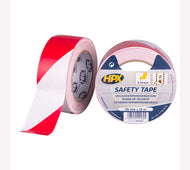 Markeringstape zelfklevend wit/rood 50mmx33m