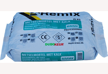 Metselmortel met kalk remix 25kg