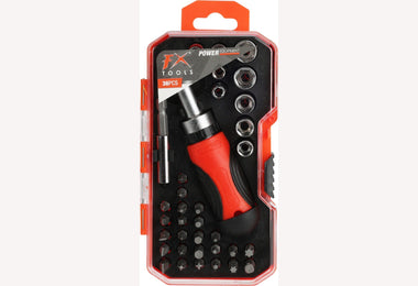 Schroevendraaierset / bit set 36 delig fx tools