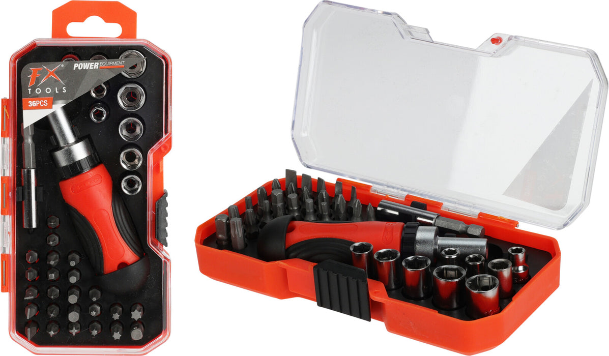 Schroevendraaierset / bit set 36 delig fx tools