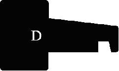 D profiel 66x110mm 305cm