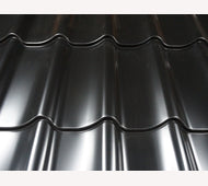 Dakpanprofielplaat zwart plastisol 115x245cm