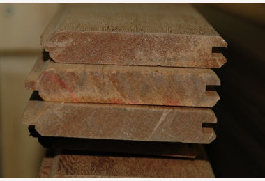 Meranti visbekdeel 16x86mm 395cm