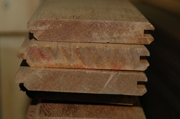 Meranti visbekdeel 16x86mm 395cm