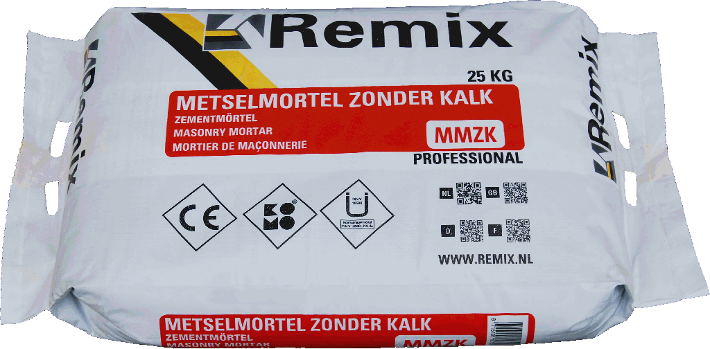 Metselmortel zonder kalk remix 25kg
