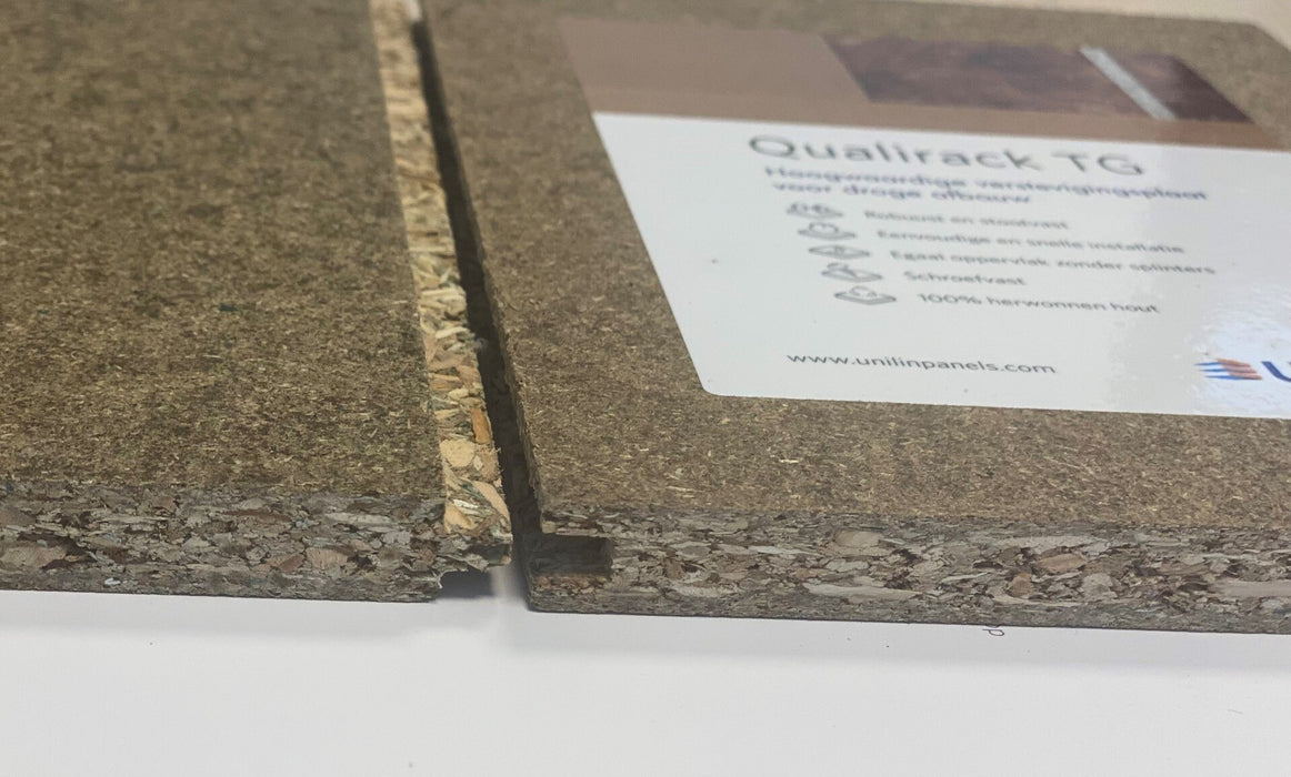 Qualirack Spaanplaat 610x2440 12mm T+G OP=OP