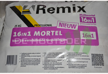 Remix 16 in 1 mortel 25kg