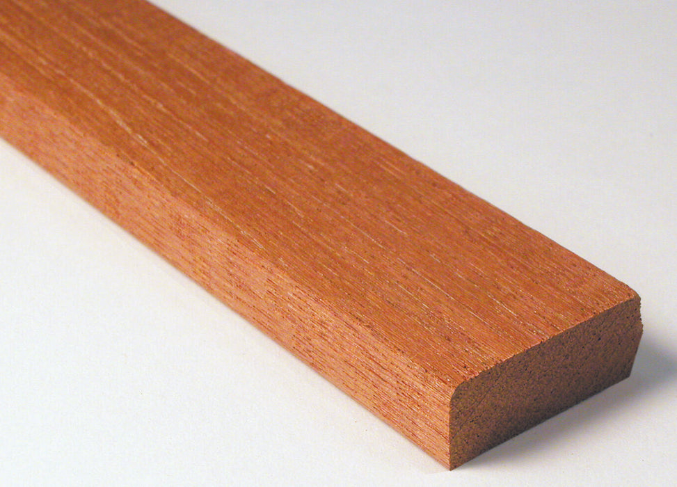 Meranti koplat 12x45mm 230cm volhout architraaf (recht)