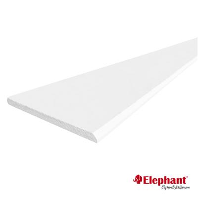 Plint 12x120mm 490cm gegrond grenen