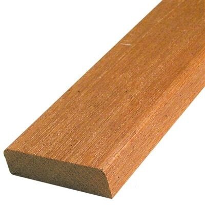 Meranti koplat 12x45mm 230cm volhout architraaf (recht)