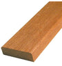 Meranti koplat 12x45mm 230cm volhout architraaf (recht)