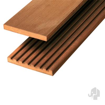 Vlonderplank 28x145mm 430cm hardhout