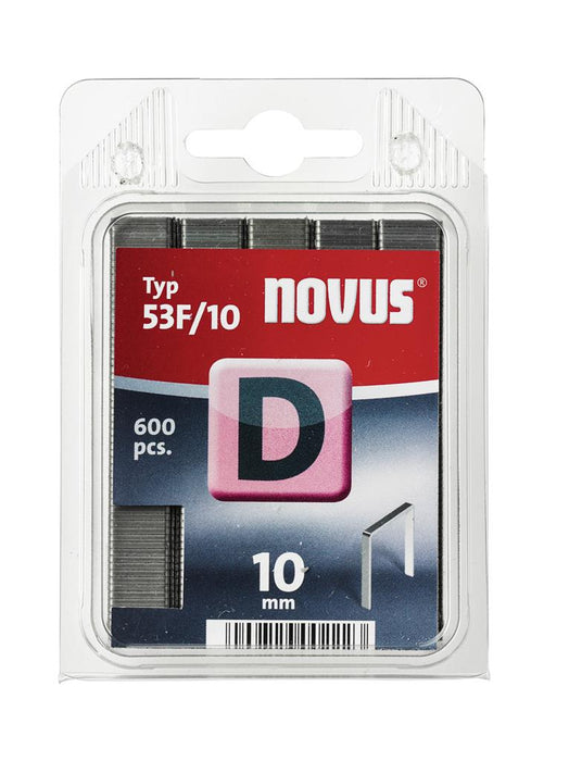 NOVUS vlakdraad nieten D 53F 10mm 600st