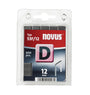 NOVUS vlakdraad nieten D 53F 12mm 600st