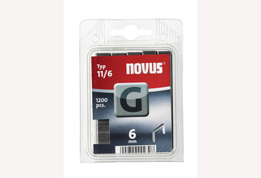 NOVUS vlakdraad nieten G 11 6mm 1200st