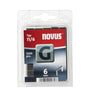 NOVUS vlakdraad nieten G 11 6mm 1200st