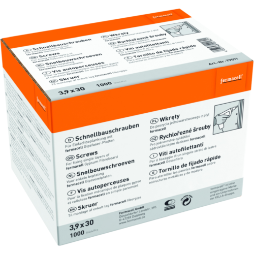 Fermacell schroeven 3.9x30mm doos a 1000st