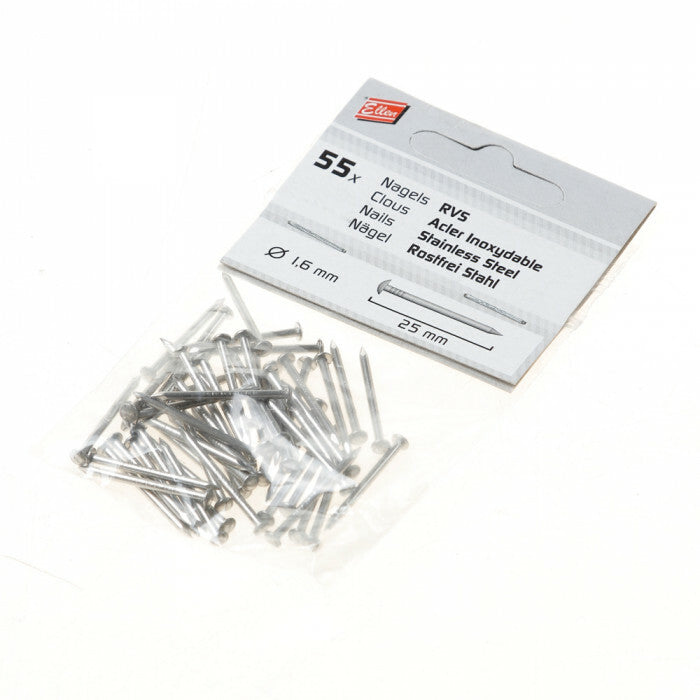 Tochtprofielnagels RVS