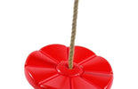 Schommeldisk kunststof rood