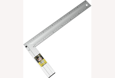 Winkelhaak 35 cm liniaal - 90 graden hoek - Aluminium