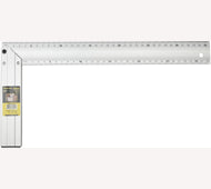 Winkelhaak 35 cm liniaal - 90 graden hoek - Aluminium