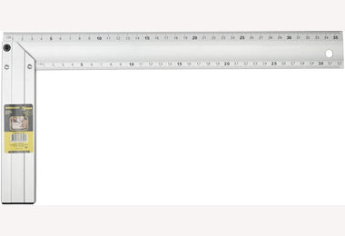 Winkelhaak 35 cm liniaal - 90 graden hoek - Aluminium