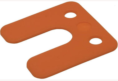 Wig stelplaten met sleuf 2mm oranje zak 48 stuks