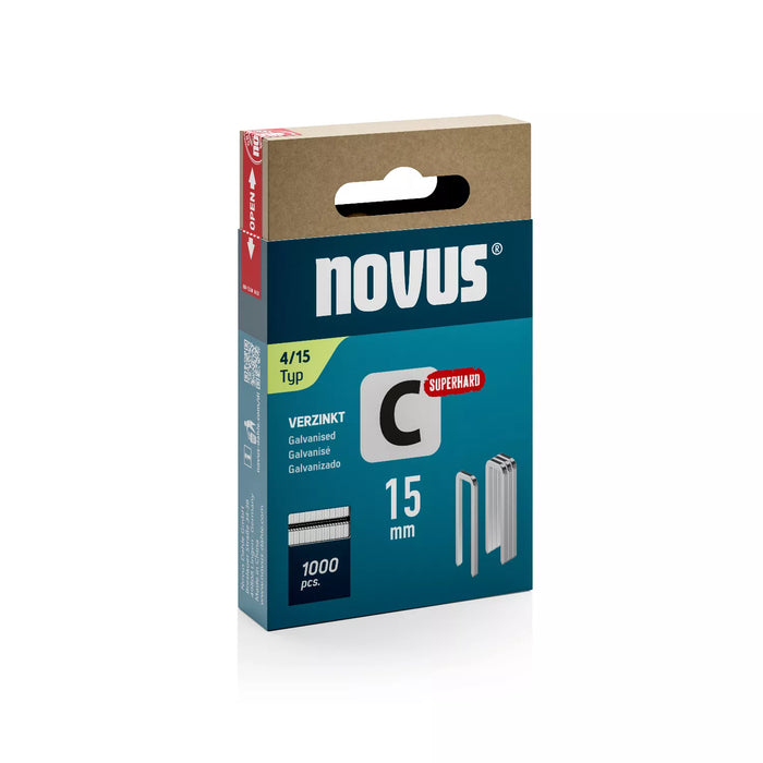 NOVUS smalrug nieten C 4 15mm 1100st