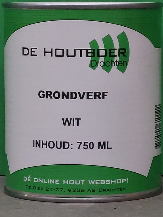 Topdeq grondverf wit 0,75liter