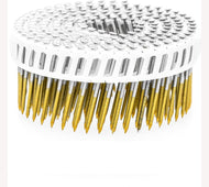 Coil nagel ring 2.1x50mm bolkop RVS rol 175 stuks