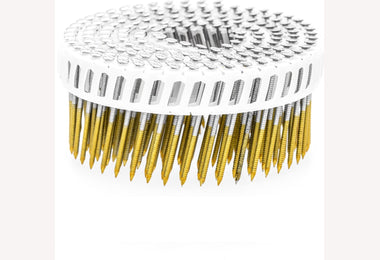 Coil nagel ring 2.1x50mm bolkop RVS rol 175 stuks