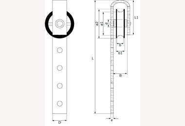 Hangrol 50mm verz