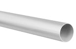 PVC-buis ø 70 parelgrijs 400cm (dikte 1.5mm) / regenpijp
