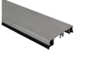 Afdekprofiel - Schroefbaar + beglazingsrubbers 2.5mm 350cm OP=OP