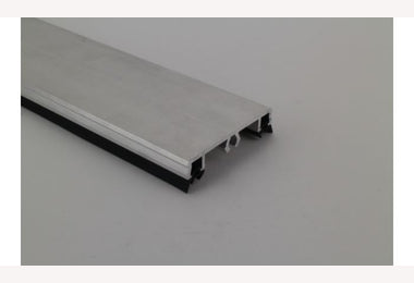 Afdekprofiel - Schroefbaar + beglazingsrubbers 2.5mm 350cm OP=OP