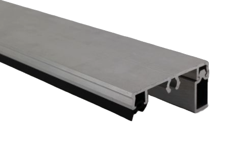 Zijsluitprofiel 16, afdek/vullat/rubber 350cm OP=OP