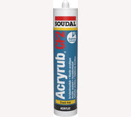 Soudal Acryrub CF2 Crackfree acrylaatkit wit 310 ml