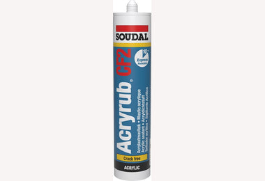 Soudal Acryrub CF2 Crackfree acrylaatkit wit 310 ml
