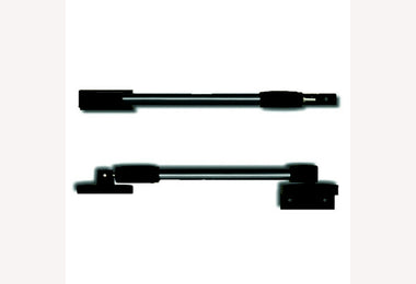 Teleuitzetter binnendraaiend 35cm RVS finish