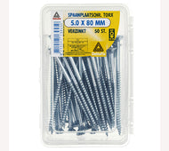5.0x80 VZ PK TX-25 50st spaanplaatschroef