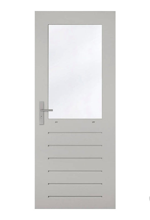 Merbau balkondeur 1492 afm 231,5x98cm gegrond OP=OP (AKTIEPRIJS)