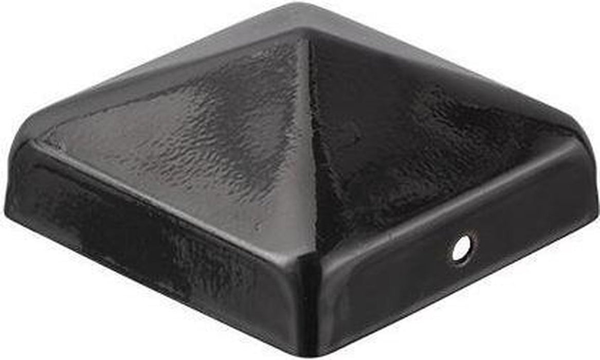 Paalornament Piramide 151x151 zwart